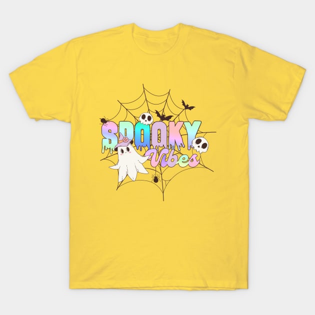 Spooky Vibes T-Shirt by InkBlissful